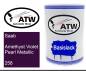 Preview: Saab, Amethyst Violet Pearl Metallic, 258: 500ml Lackdose, von ATW Autoteile West.